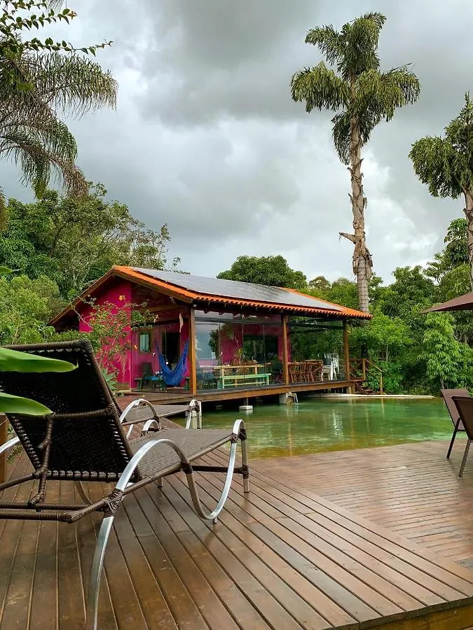 Casa Rosa - Terra Dourada, Paraiso Na Natureza, Piscina Natural, Wi-Fi Brasilia